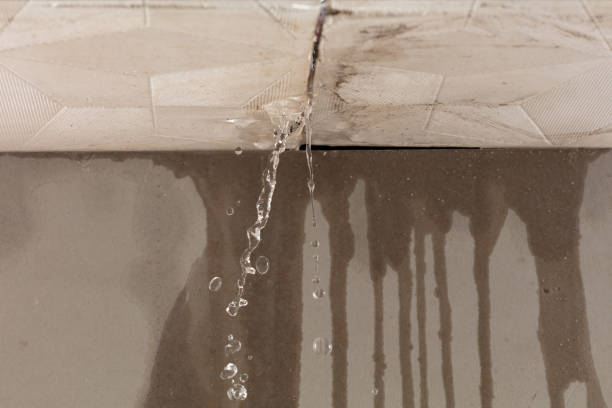 Professional Sewage Cleanup technician working in Montague, MA